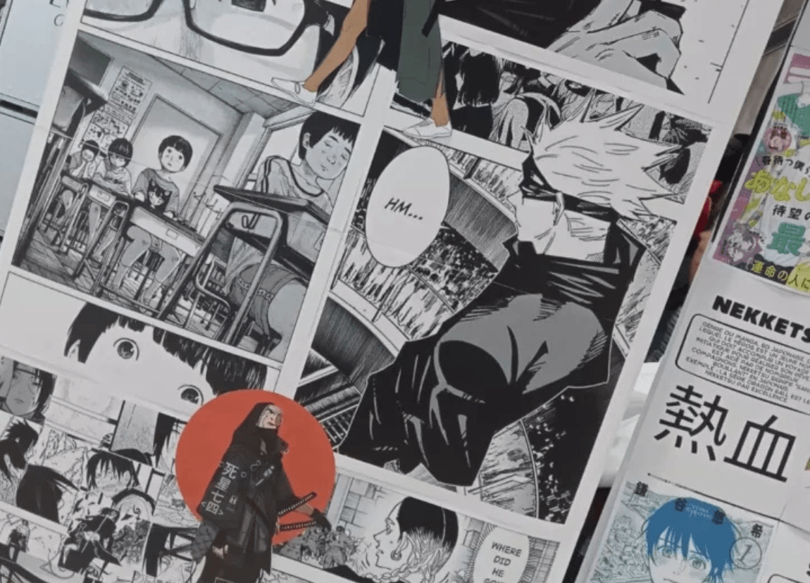 Univers Manga planche de dessin